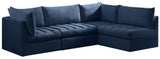 Jacob Velvet Modular Sectional - Luxurious Soft Touch, Customizable Design, and Contemporary Style