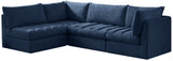 Jacob Velvet Modular Sectional - Luxurious Soft Touch, Customizable Design, and Contemporary Style