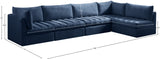 Jacob Velvet Modular Sectional - Luxurious Soft Touch, Customizable Design, and Contemporary Style