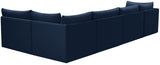 Jacob Velvet Modular Sectional - Luxurious Soft Touch, Customizable Design, and Contemporary Style