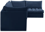 Jacob Velvet Modular Sectional - Luxurious Soft Touch, Customizable Design, and Contemporary Style