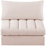 Jacob Modular Armless Chair - Luxurious Soft Upholstery, Deep Channel Tufting, Contemporary Design