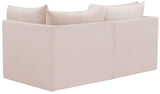 Jacob Velvet Modular Sofa - Luxurious Contemporary Seating with Deep Channel Tufting & Easy Attachment