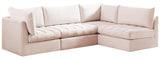 Jacob Velvet Modular Sectional Sofa - Luxurious Soft Black Upholstery with Customizable Configurations