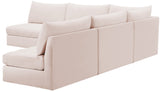 Jacob Velvet Modular Sectional Sofa - Luxurious Soft Black Upholstery with Customizable Configurations