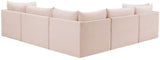 Jacob Velvet Modular Sectional Sofa - Luxurious Soft Black Upholstery with Customizable Configurations