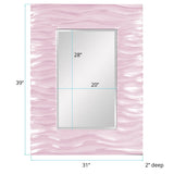 Zenith Mirror - Glossy Lilac