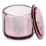Kook Embossed Glass Salt Cellar with Lid 10 oz