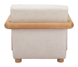 Subliem Accent Chair Cotton White