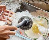 SinkTech™ Washing-Up Brush with Steel Stand & Extra Heads