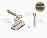 CleanTech™ 2-Piece Tile Scrubber & Spot Cleaning Tool Set