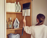 CleanStore Blue Wall-mounted Broom