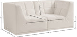 Relax Modular Sofa with Biscuit Tufting - Versatile Contemporary Design for Stylish Living Spaces