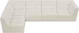 Relax Black Velvet Modular Sectional Sofa with Biscuit Tufting - Stylish Comfort for Any Space
