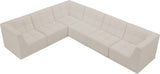 Relax Black Velvet Modular Sectional Sofa with Biscuit Tufting - Stylish Comfort for Any Space