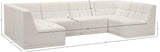 Relax Black Velvet Modular Sectional Sofa with Biscuit Tufting - Stylish Comfort for Any Space