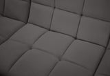 Relax Black Velvet Modular Sectional with Biscuit Tufting for Ultimate Comfort and Modern Style