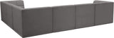 Relax Black Velvet Modular Sectional with Biscuit Tufting for Ultimate Comfort and Modern Style