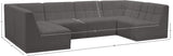 Relax Black Velvet Modular Sectional with Biscuit Tufting for Ultimate Comfort and Modern Style