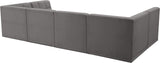 Relax Black Velvet Modular Sectional with Biscuit Tufting for Ultimate Comfort and Modern Style