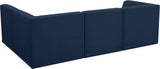 Relax Velvet Modular Sectional Sofa with Biscuit Tufting - Versatile, Cozy, and Contemporary Design