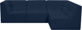 Relax Velvet Modular Sectional Sofa with Biscuit Tufting - Versatile, Cozy, and Contemporary Design