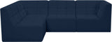 Relax Velvet Modular Sectional Sofa with Biscuit Tufting - Versatile, Cozy, and Contemporary Design