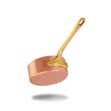 Mauviel M'MINIS Copper Saute Pan With Brass Handles, 0.1-Qt