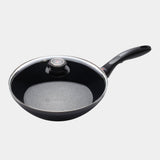 HD Nonstick Stir-Fry Pan with Glass Lid - Induction | Made in Switzerland