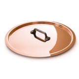 Mauviel Copper Curved Lid With Cast Iron Handle, 6.3-In