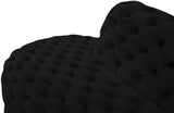 Royal Velvet Contemporary 2-Piece Sectional - Spacious, Stylish Seating with Deep Button Tufting Comfort