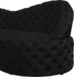 Royal Velvet Contemporary 2-Piece Sectional - Spacious, Stylish Seating with Deep Button Tufting Comfort