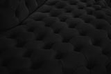 Royal Velvet Contemporary 2-Piece Sectional - Spacious, Stylish Seating with Deep Button Tufting Comfort
