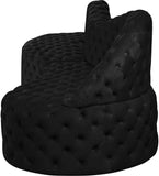 Royal Velvet Contemporary 2-Piece Sectional - Spacious, Stylish Seating with Deep Button Tufting Comfort