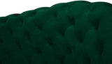 Royal Velvet Contemporary 2-Piece Sectional - Spacious, Stylish Seating with Deep Button Tufting Comfort