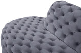 Royal Velvet Contemporary 2-Piece Sectional - Spacious, Stylish Seating with Deep Button Tufting Comfort