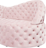 Royal Velvet Contemporary 2-Piece Sectional - Spacious, Stylish Seating with Deep Button Tufting Comfort