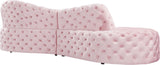 Royal Velvet Contemporary 2-Piece Sectional - Spacious, Stylish Seating with Deep Button Tufting Comfort