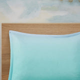 Glitter Ombre 4-Piece Comforter or Duvet Cover Set, Aqua