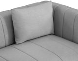 Lucia Sofa - Oversized Textured Linen Fabric Couch with Deep Channel Tufting for Ultimate Comfort