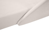 Nolan Glamorous Contemporary Chaise with Double Back Design and Elegant Gold Metal Legs, 81" Wide