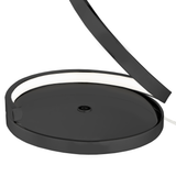 Modern Spiral Integrated LED Table Lamp // Black