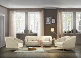 Hermosa Velvet Sofa - Elegant Mid-Century Design with Sleek Curved Arms and Luxurious Gold Legs