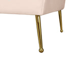 Hermosa Velvet Chair - Luxurious Mid-Century Design with Elegant Gold Legs and Curved Back for Style