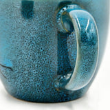 Exotic Melodies Stoneware Cup & Saucer Set – Blue/Brown