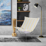 Indoor/Outdoor Puff Scroll Chair Dune Moss