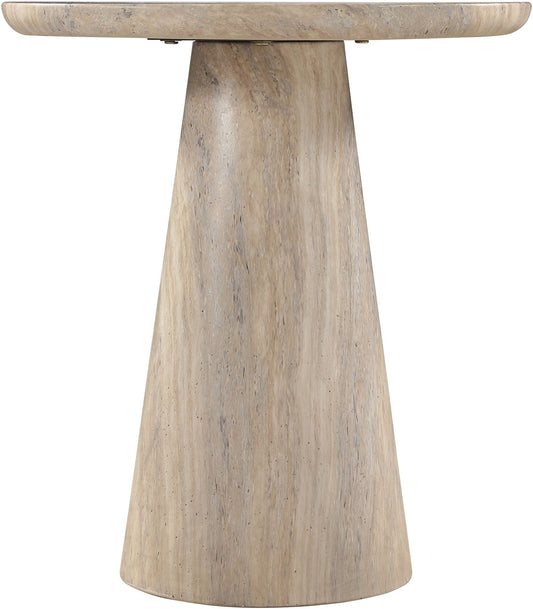 Cassino - Concrete Indoor/Outdoor End Table - Travertine