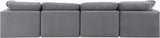 Indulge - Velvet 4 Seat Modular Sofa