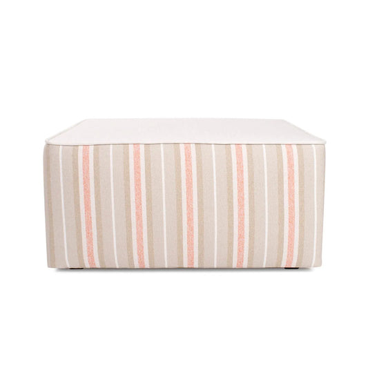Indoor/Outdoor Universal Square Ottoman Dune Terra