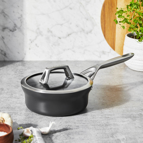 ZWILLING Motion Hard Anodized Aluminum Nonstick Sauce Pan with Lid